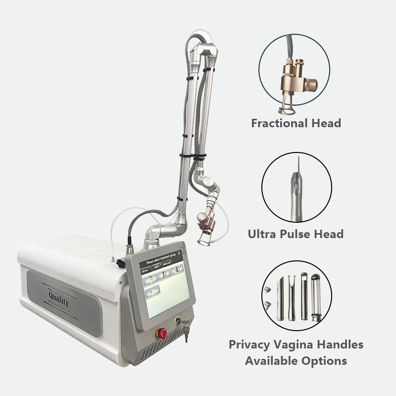 CO2 Fractional Laser Machine with Various Treatment Heads.