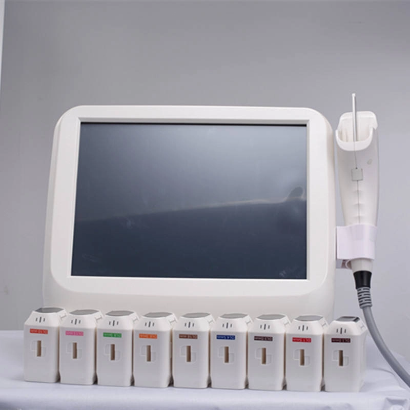 HIFU skin tightening machine with different cartridges. - HUIMAIN