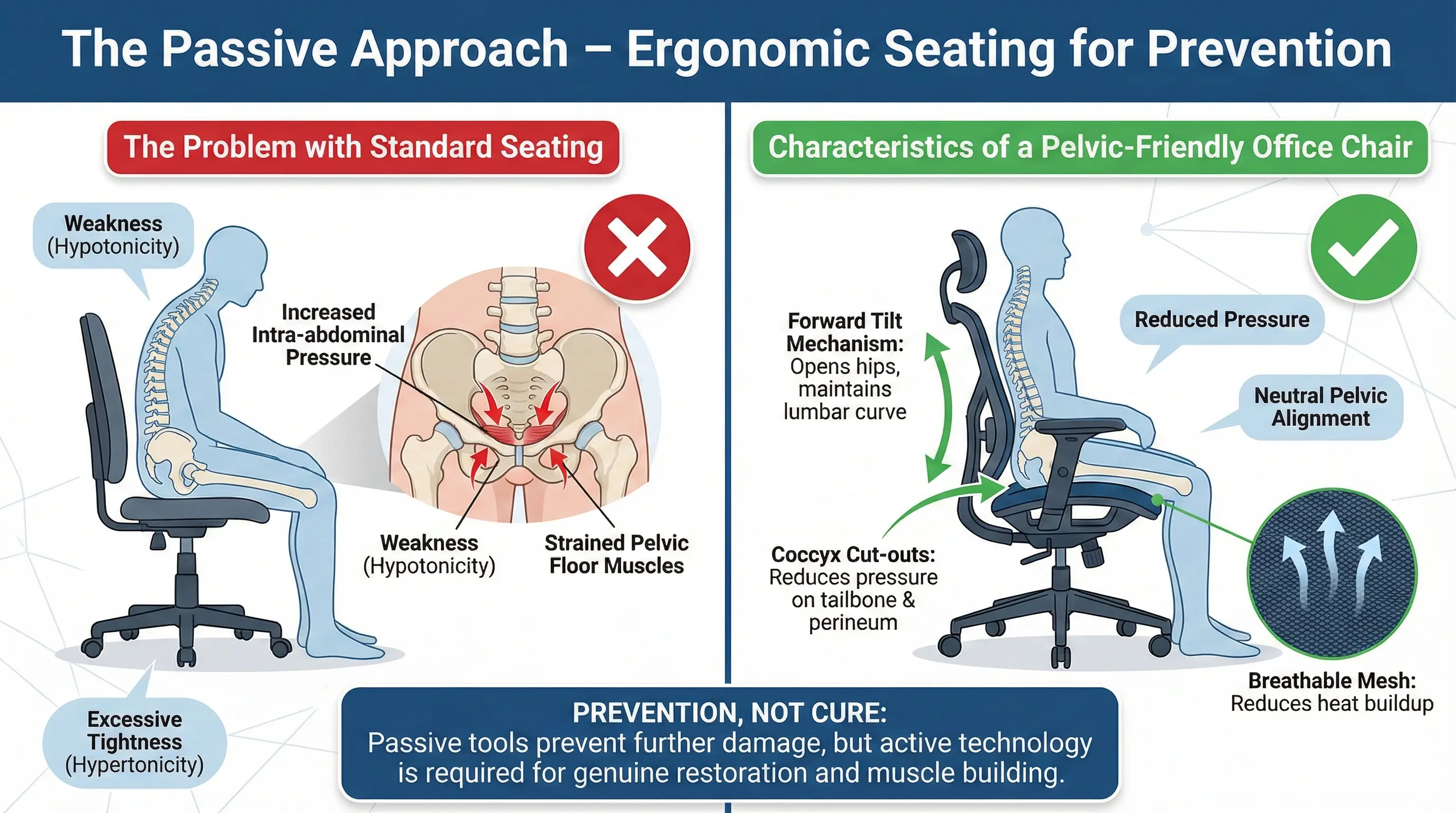 The Passive Approach &ndash; Ergonomic Seating for Prevention
