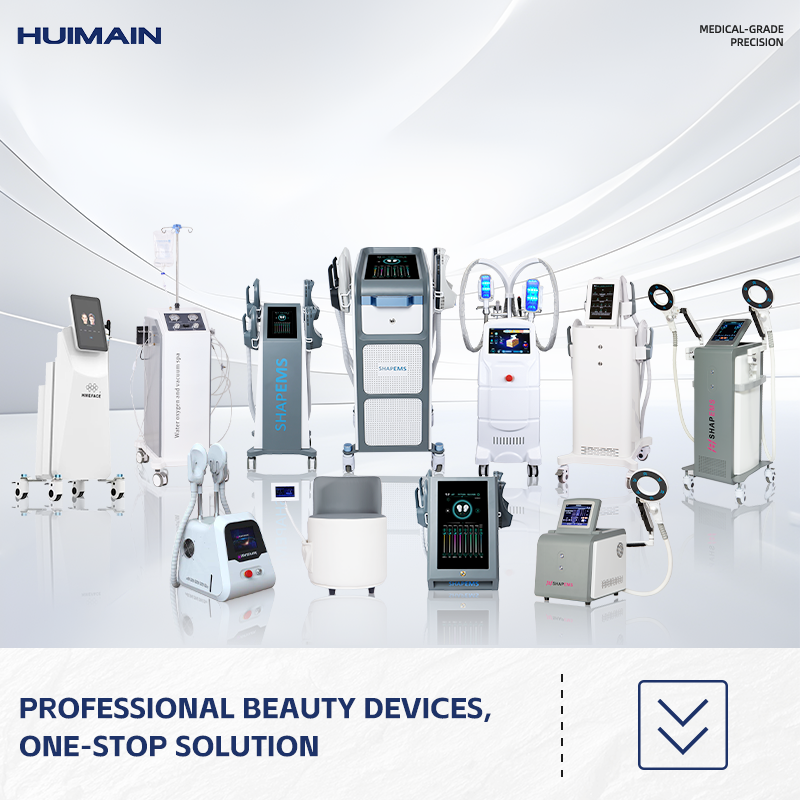 Professional EMS Sculpting Machine displayed at Cosmoprof Asia 2025