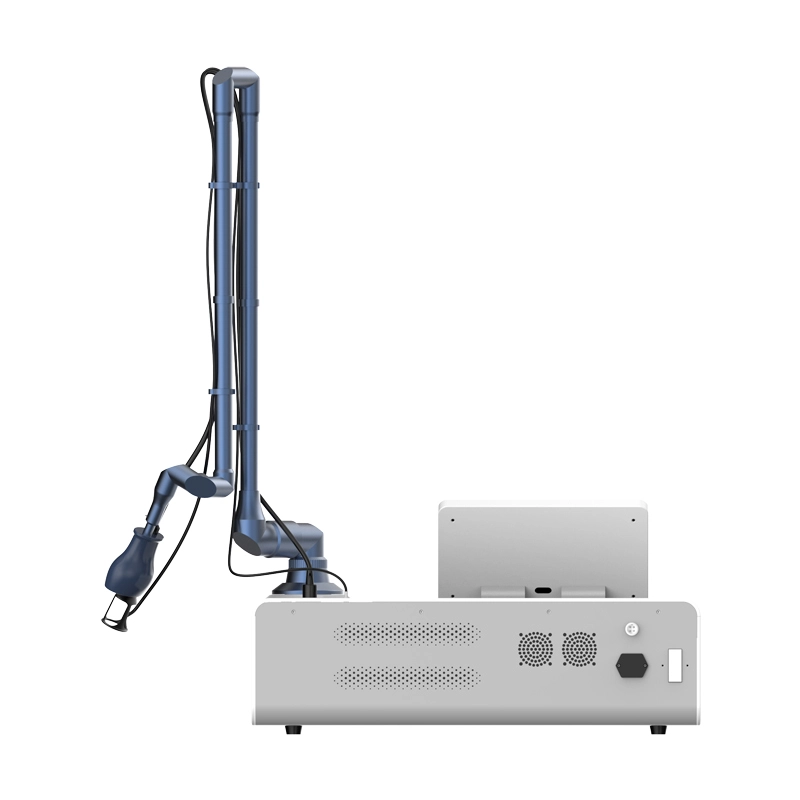Medical aesthetic laser machine with articulated arm and control panel. - HUIMAIN Medical aesthetic laser machine with articulated arm and control panel. - HUIMAIN