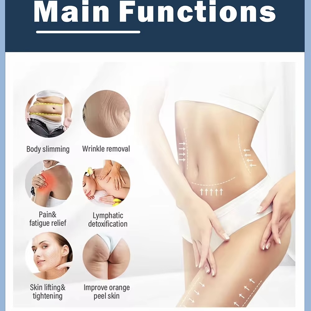 6-in-1 cavitation vacuum machine benefits Slimming, wrinkle removal, skin tightening. 6-in-1 cavitation vacuum machine benefits Slimming, wrinkle removal, skin tightening.