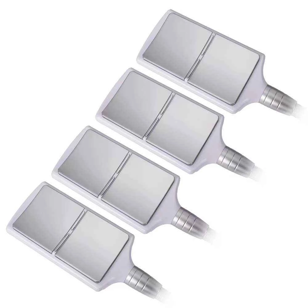 Cuatro cabezales aplicadores de criolipólisis. - HUIMAIN