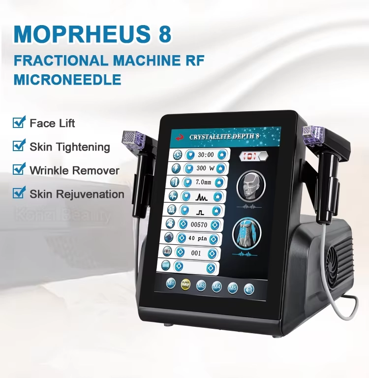 Morpheus 8 fractional RF microneedling machine for skin rejuvenation. - HUIMAIN