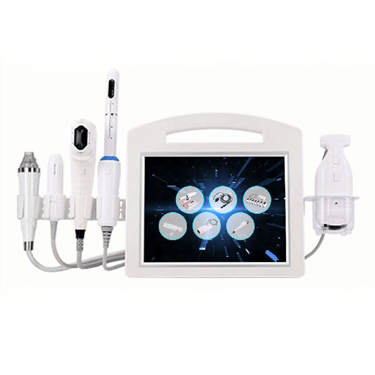 Multi-functional aesthetic device with various handpieces and a screen display. - HUIMAIN Multi-functional aesthetic device with various handpieces and a screen display. - HUIMAIN