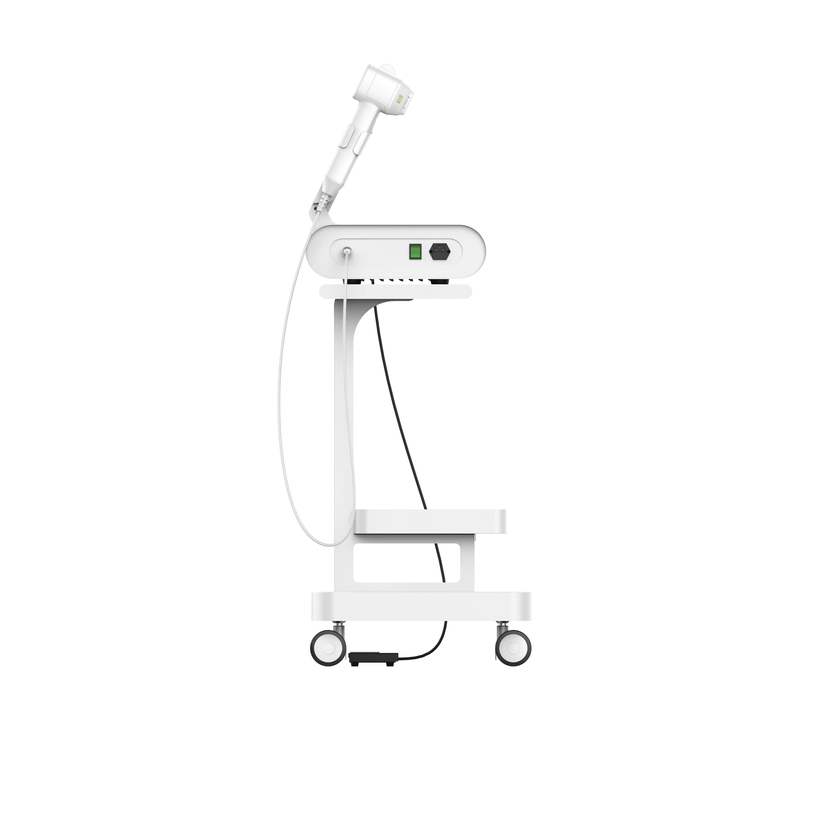 White medical aesthetic device on rolling cart. - HUIMAIN