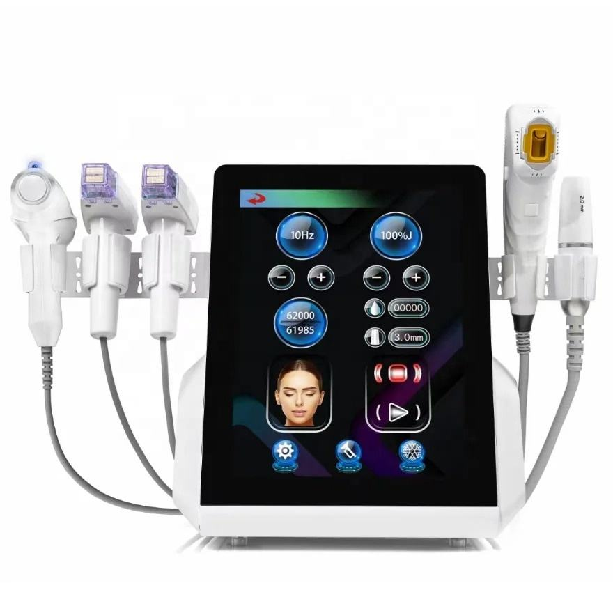 4-in-1 Cryo HIFU device for aesthetic treatments.