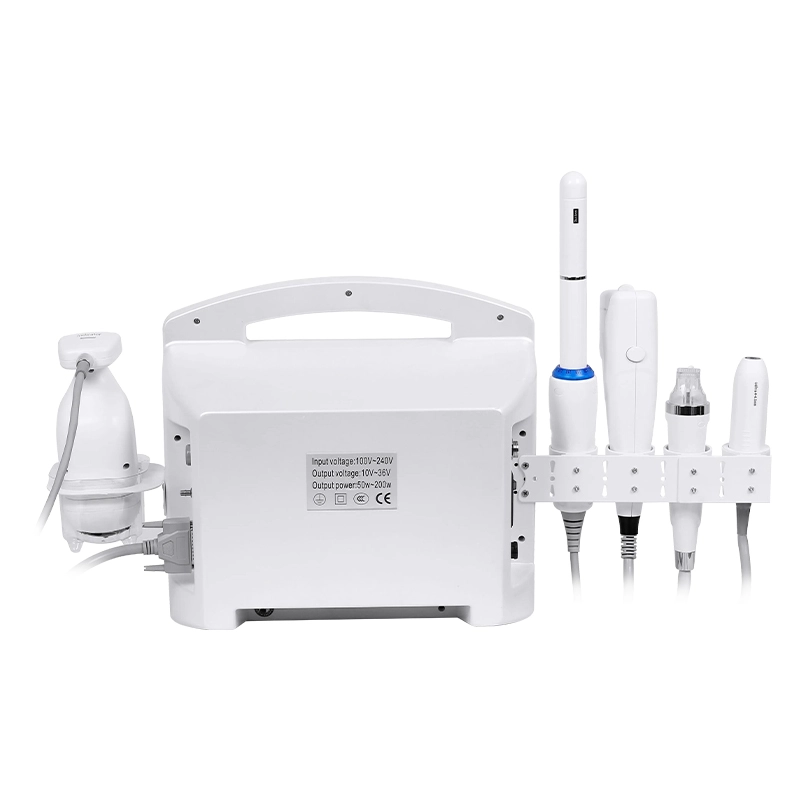 Dispositivo de belleza multifuncional blanco con varias sondas. - HUIMAIN