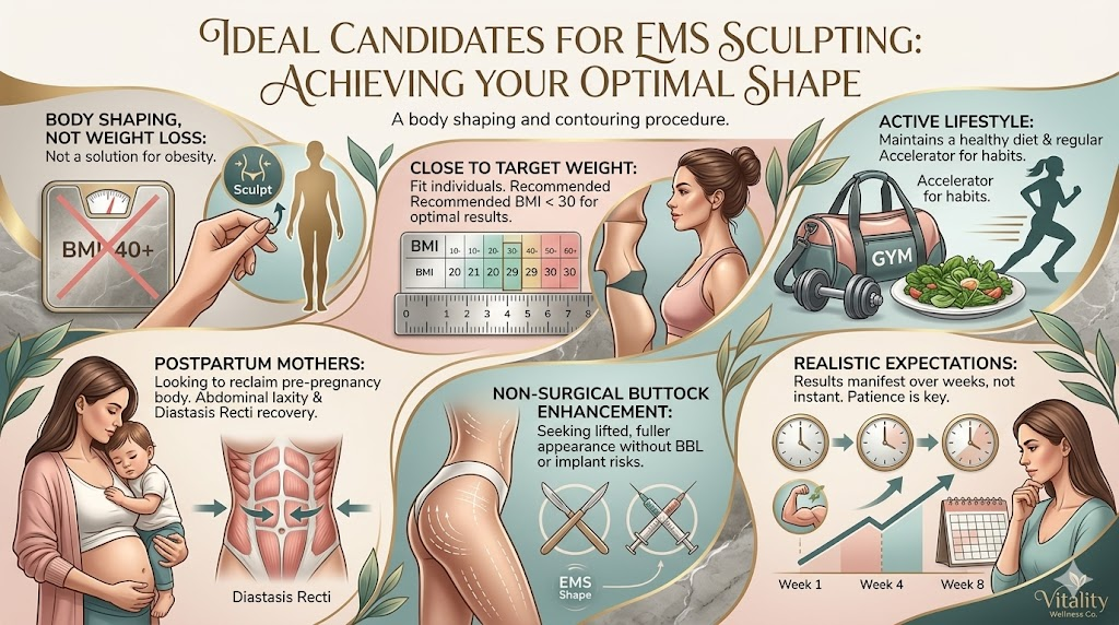4. Ideal Candidates for EMS Sculpting 4. Ideal Candidates for EMS Sculpting