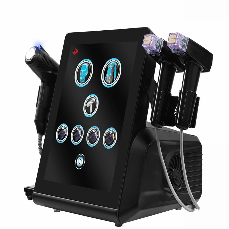 Professional aesthetician device with multiple applicators and a touchscreen interface. - HUIMAIN