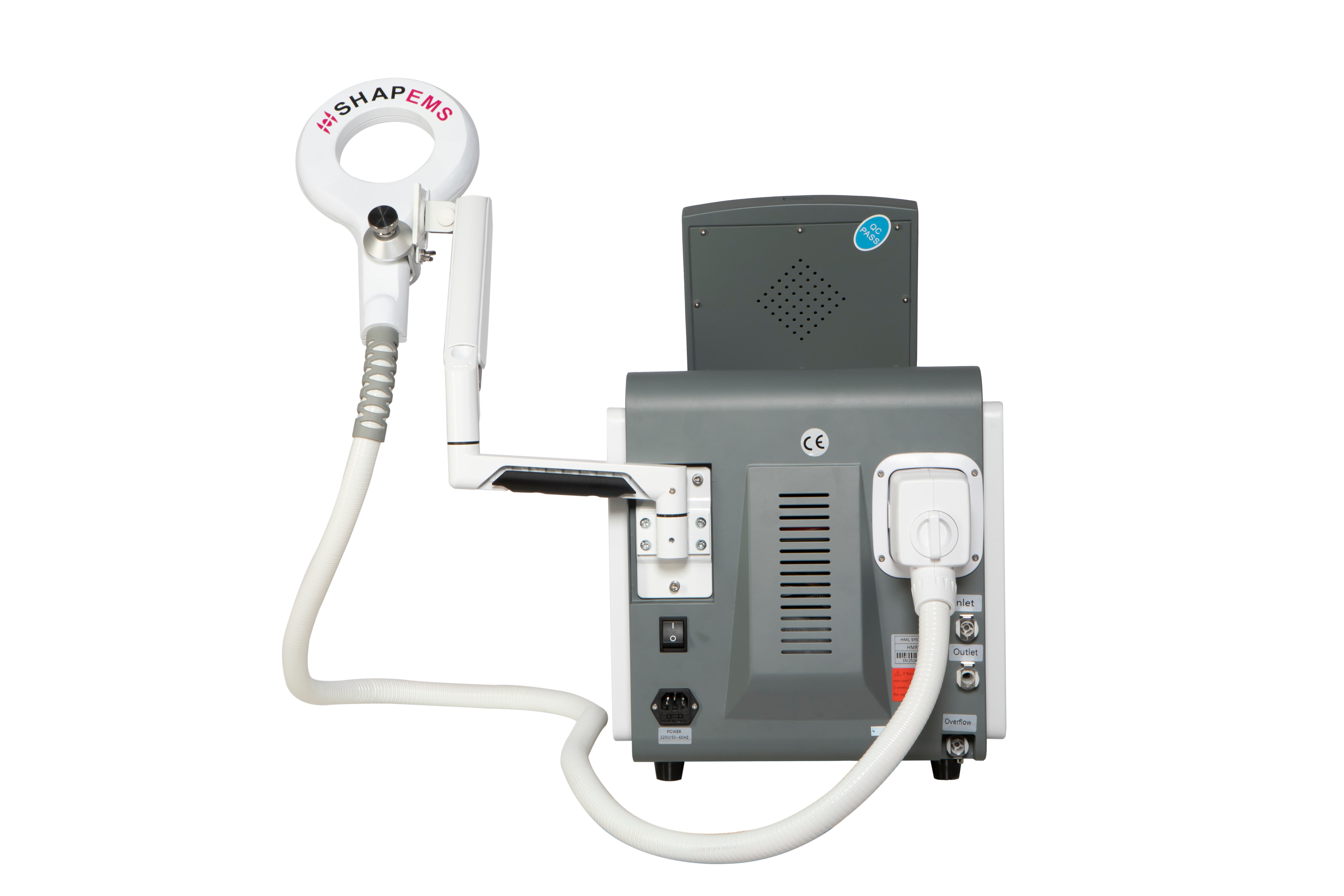 ShapeEMS body sculpting machine, rear view.