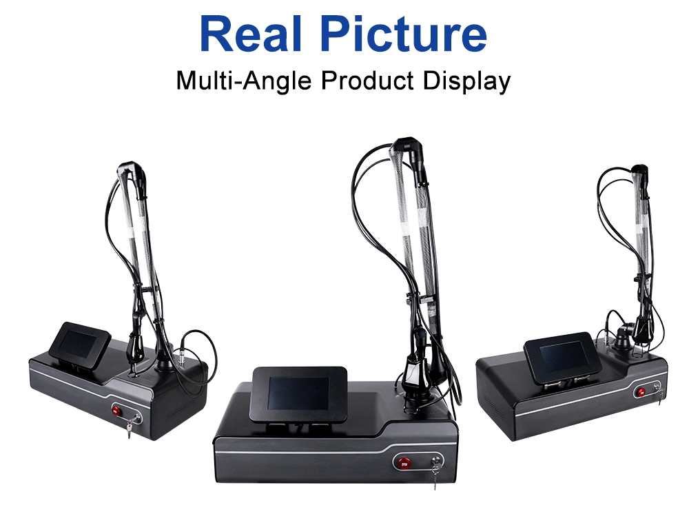 Multi-angle view of a fractional CO2 laser machine for skin resurfacing. - HUIMAIN