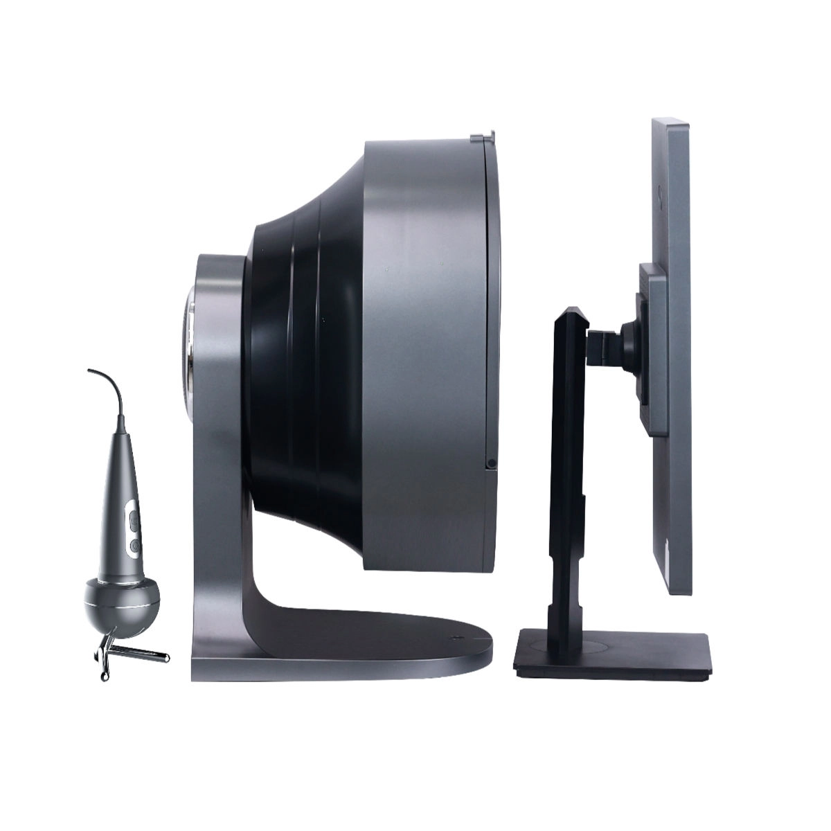 Dental curing light with integrated monitor and handpiece. - HUIMAIN