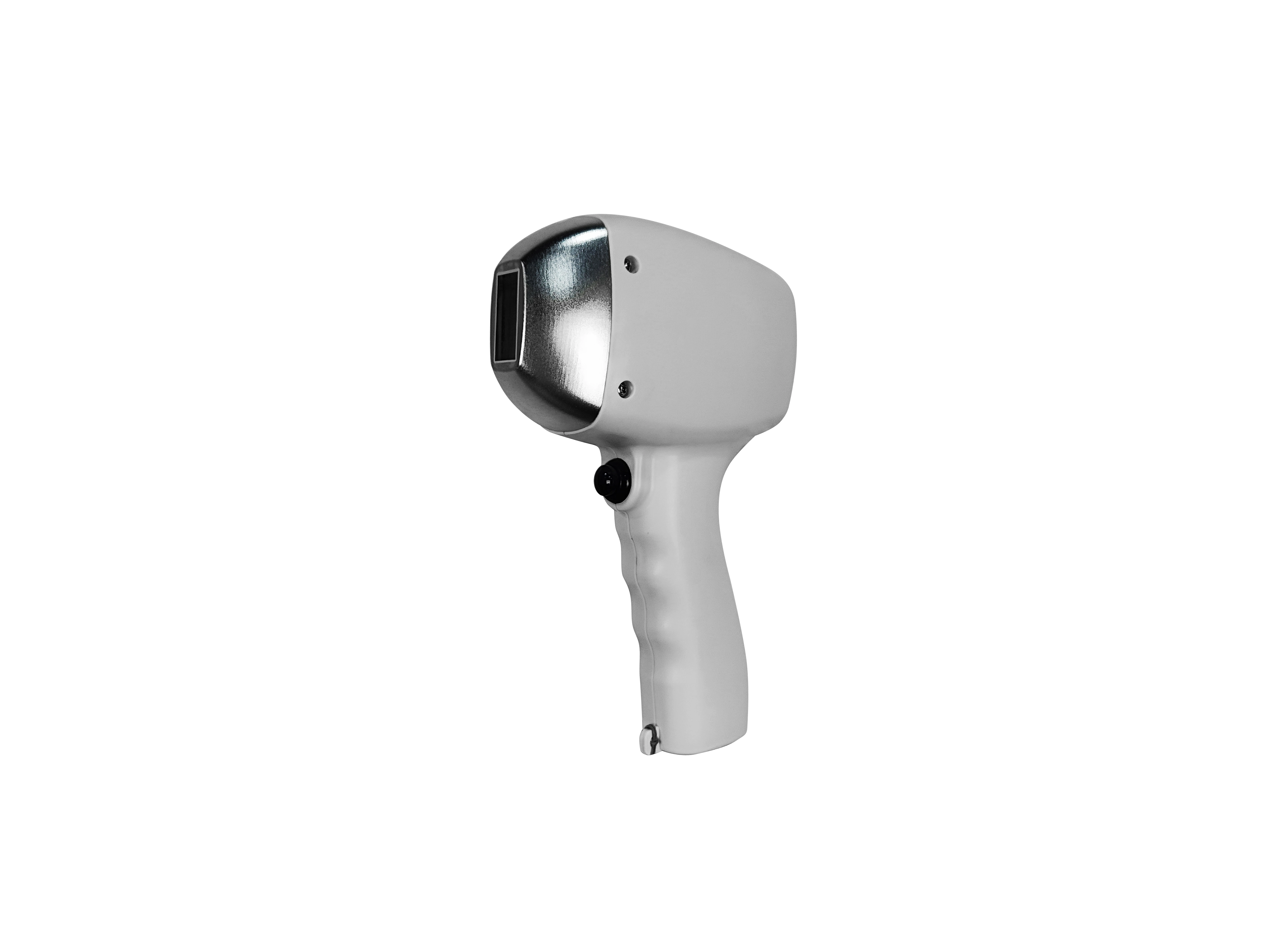 Handheld laser hair removal device, gray, on a white background. - HUIMAIN