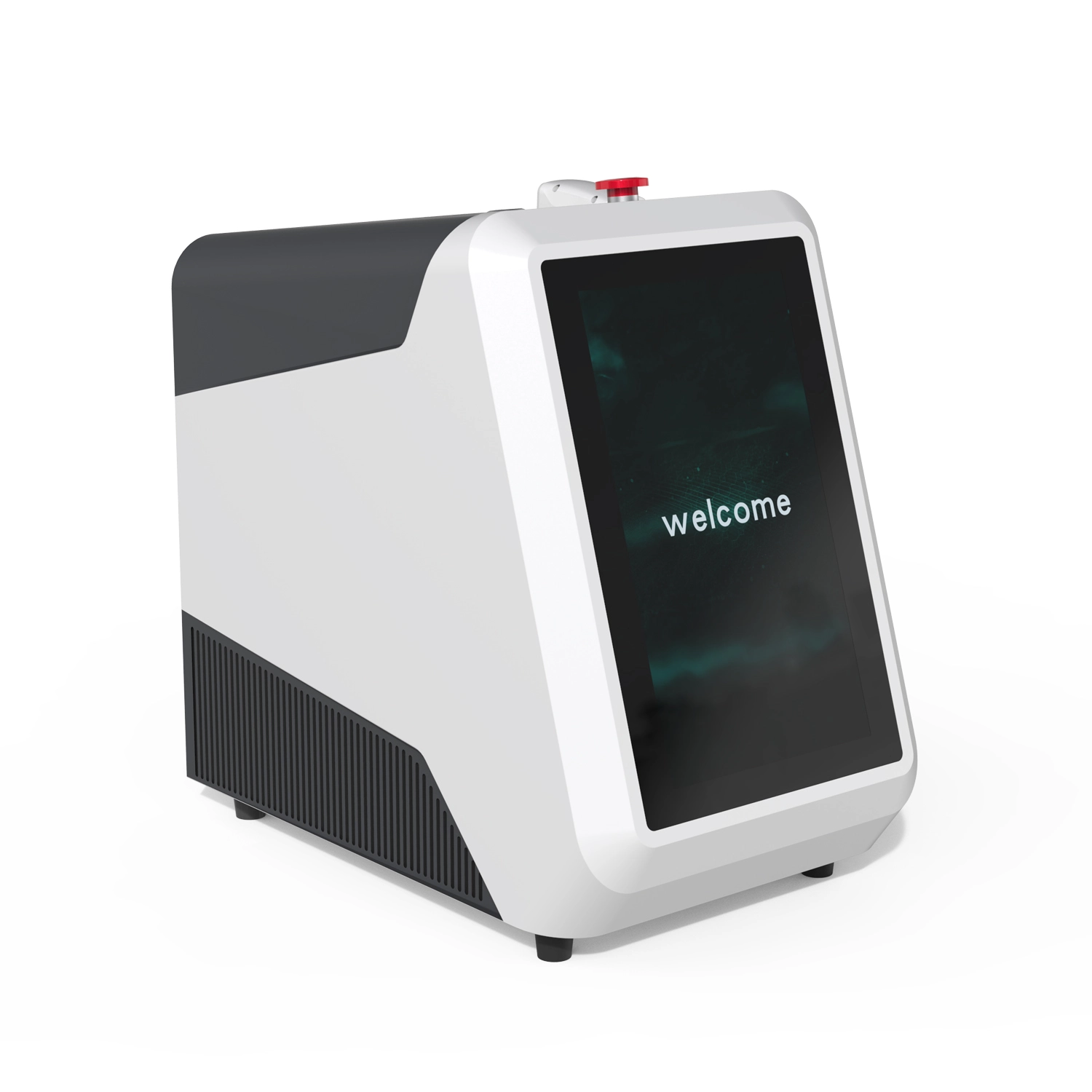 Autonomous robot with a welcome screen. - HUIMAIN Autonomous robot with a welcome screen. - HUIMAIN