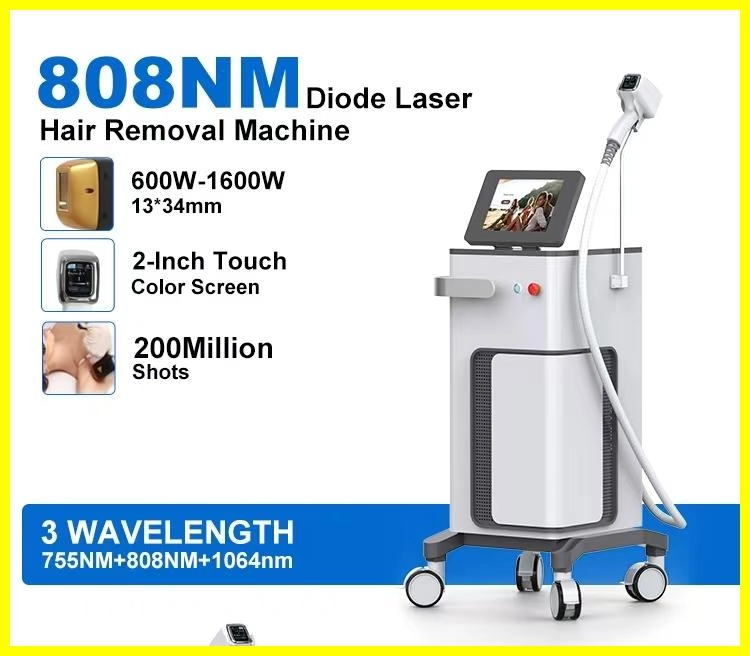 808NM Diode Laser Hair Removal Machine with specifications and features. - HUIMAIN