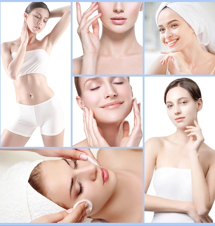 Collage de imágenes que representan tratamientos de belleza y cuidado de la piel. - HUIMAIN