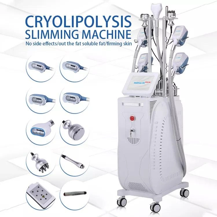 Cryolipolysis fat freezing slimming machine with various applicators. - HUIMAIN