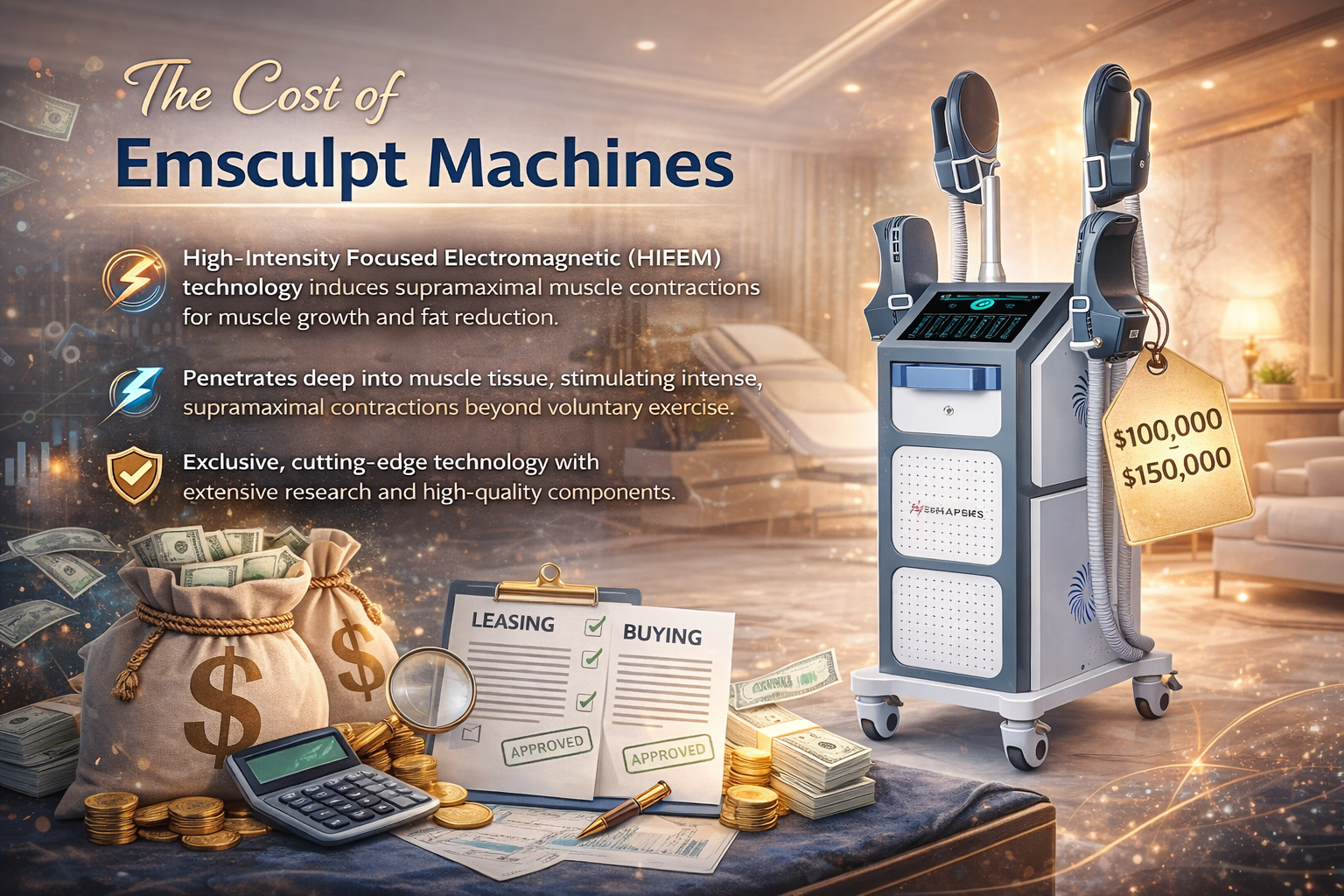 The Cost of Emsculpt Machines&nbsp;