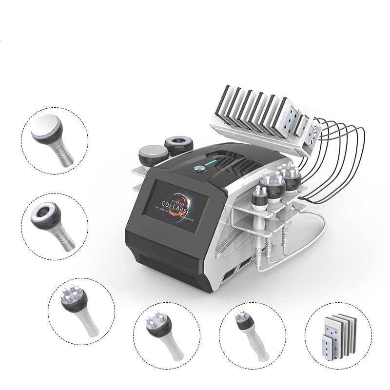 Multi-functional body contouring and skin tightening machine.