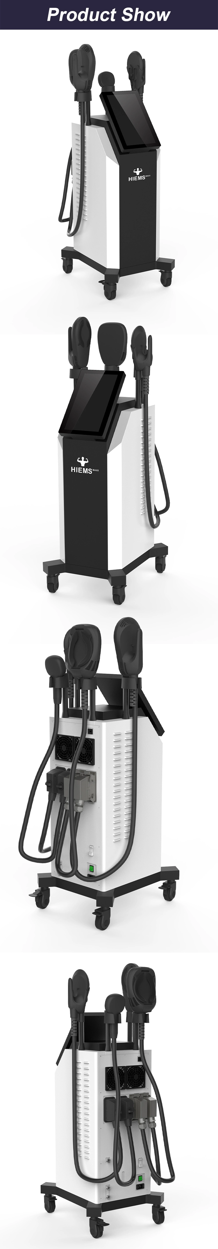 Body firming and fat reduction machine with 4 applicators - HUIMAIN