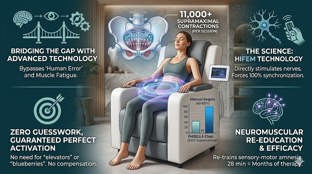 Bridging the Gap with Advanced Technology The Emsella Chair Bridging the Gap with Advanced Technology The Emsella Chair