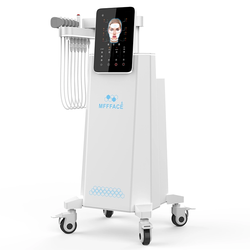 MFFFACE 6 facial aesthetic machine with touch screen and multiple attachments. - HUIMAIN