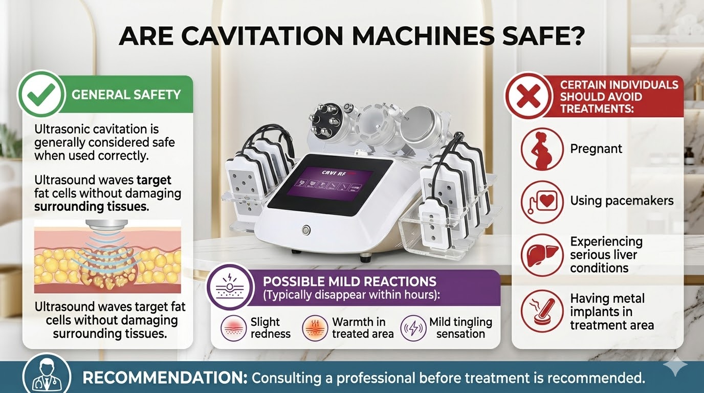 Máquina de cavitación: ¿Son seguras las máquinas de cavitación?