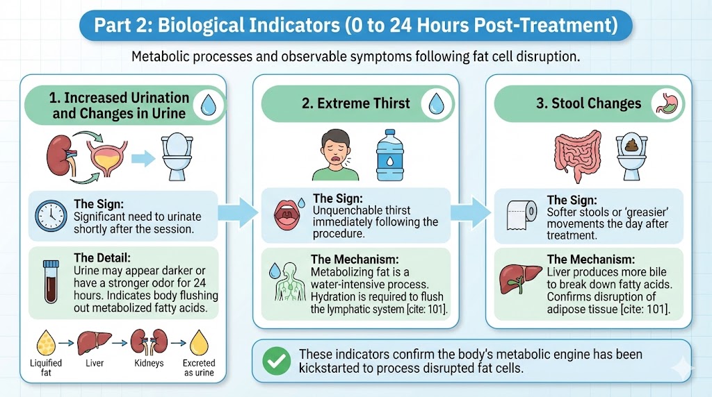 Cavitation Machine Biological Indicators (0 to 24 Hours Post-Treatment) Cavitation Machine Biological Indicators (0 to 24 Hours Post-Treatment)