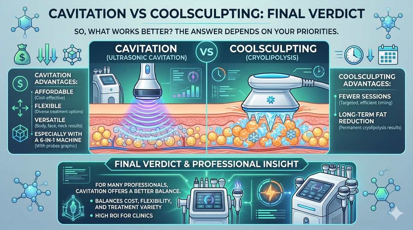 Cavitation vs CoolSculpting Final Verdict