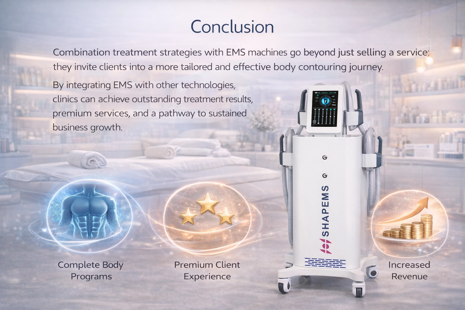 Conclusion An ems body sculpting machine can deliver strong standalone appeal - HUIMAIN