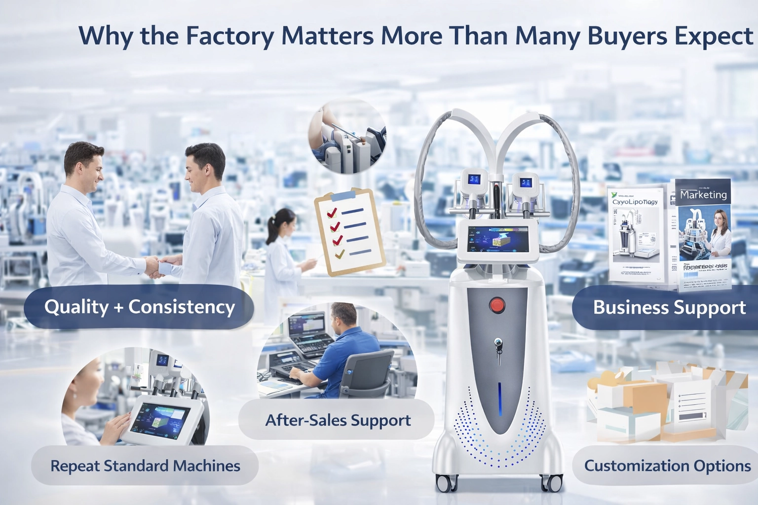 Cryolipolysis Machine Why the Factory Matters More Than Many Buyers Expect - HUIMAIN