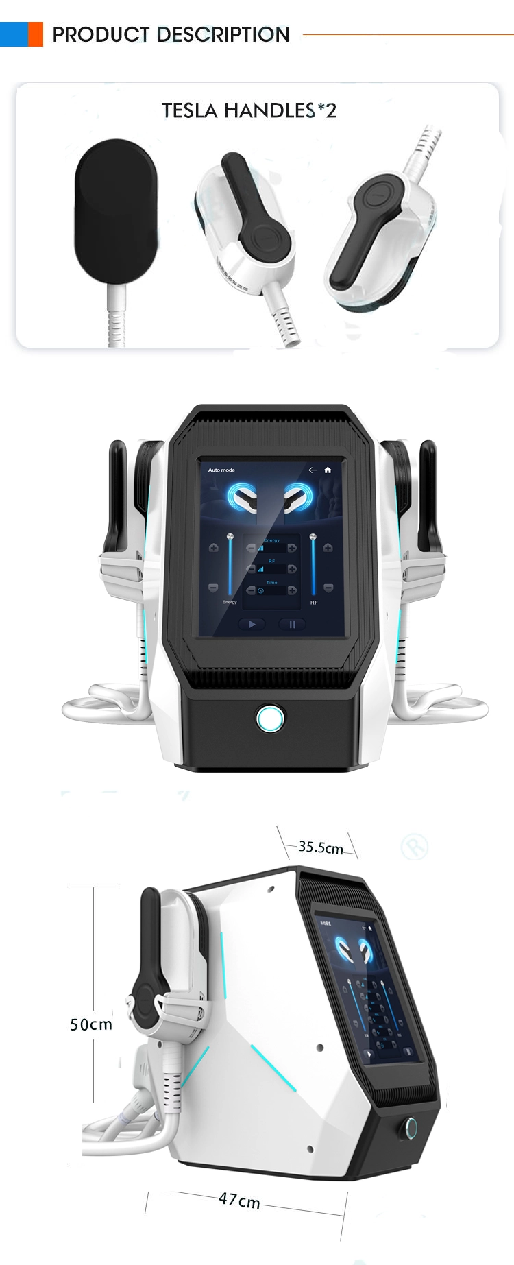 Dual-channel-EMS-sculpting-equipment-for-abdomen-and-arms - HUIMAIN Dual-channel EMS sculpting equipment for abdomen and arms - HUIMAIN