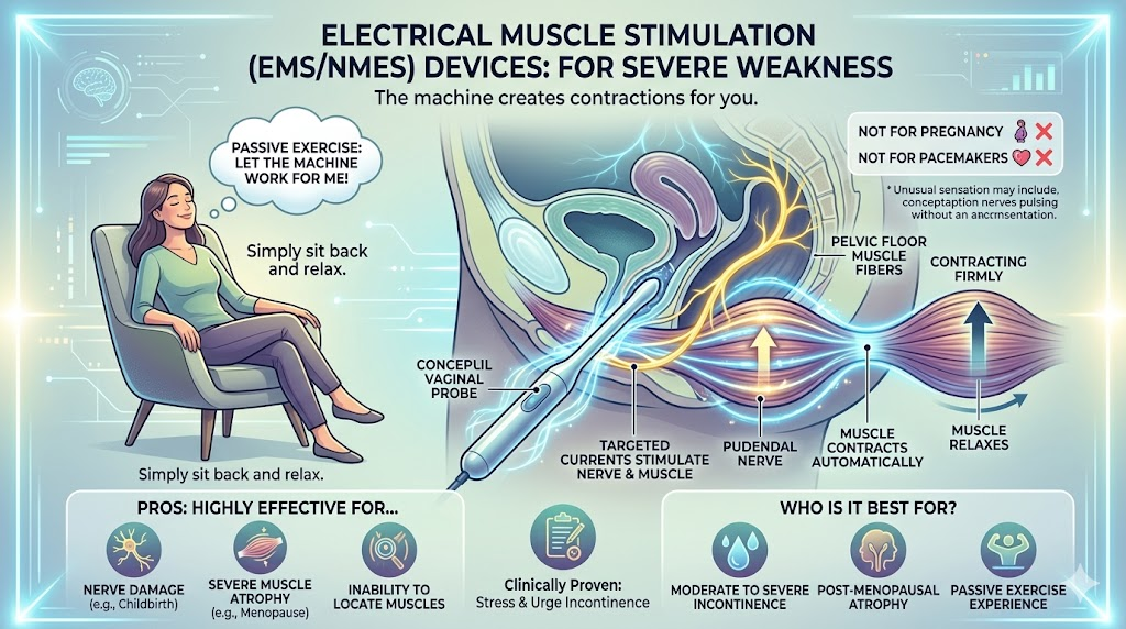 Electrical Muscle Stimulation (EMSNMES) Devices (The Best for Severe Weakness) Electrical Muscle Stimulation (EMSNMES) Devices (The Best for Severe Weakness)