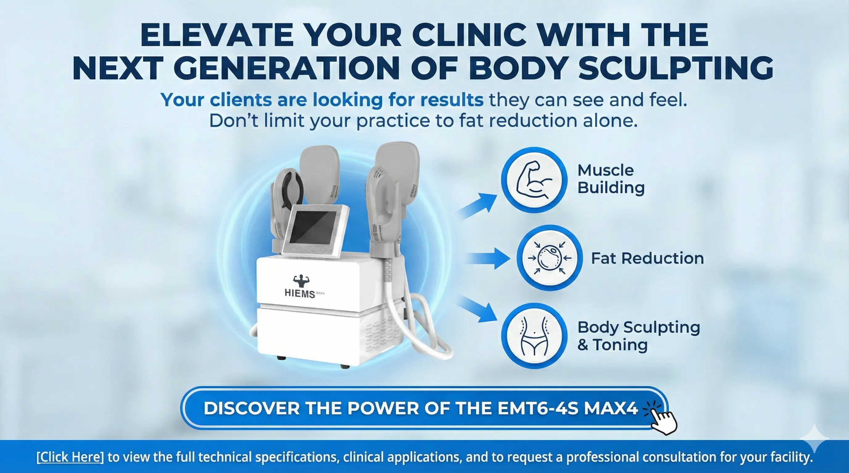 Elevate Your Clinic with the Next Generation of Body Sculpting