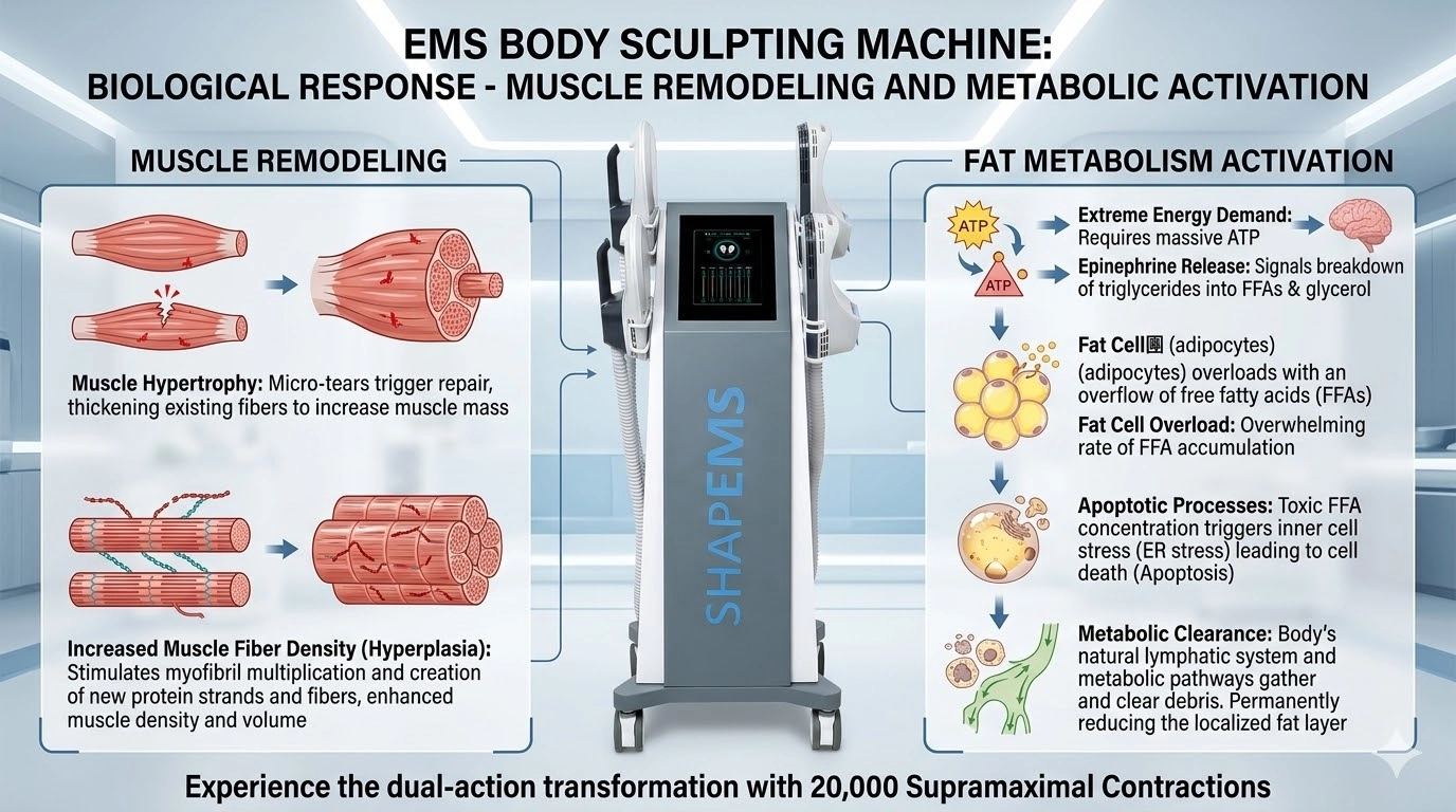 EMS Body Sculpting Machine Biological Response - HUIMAIN