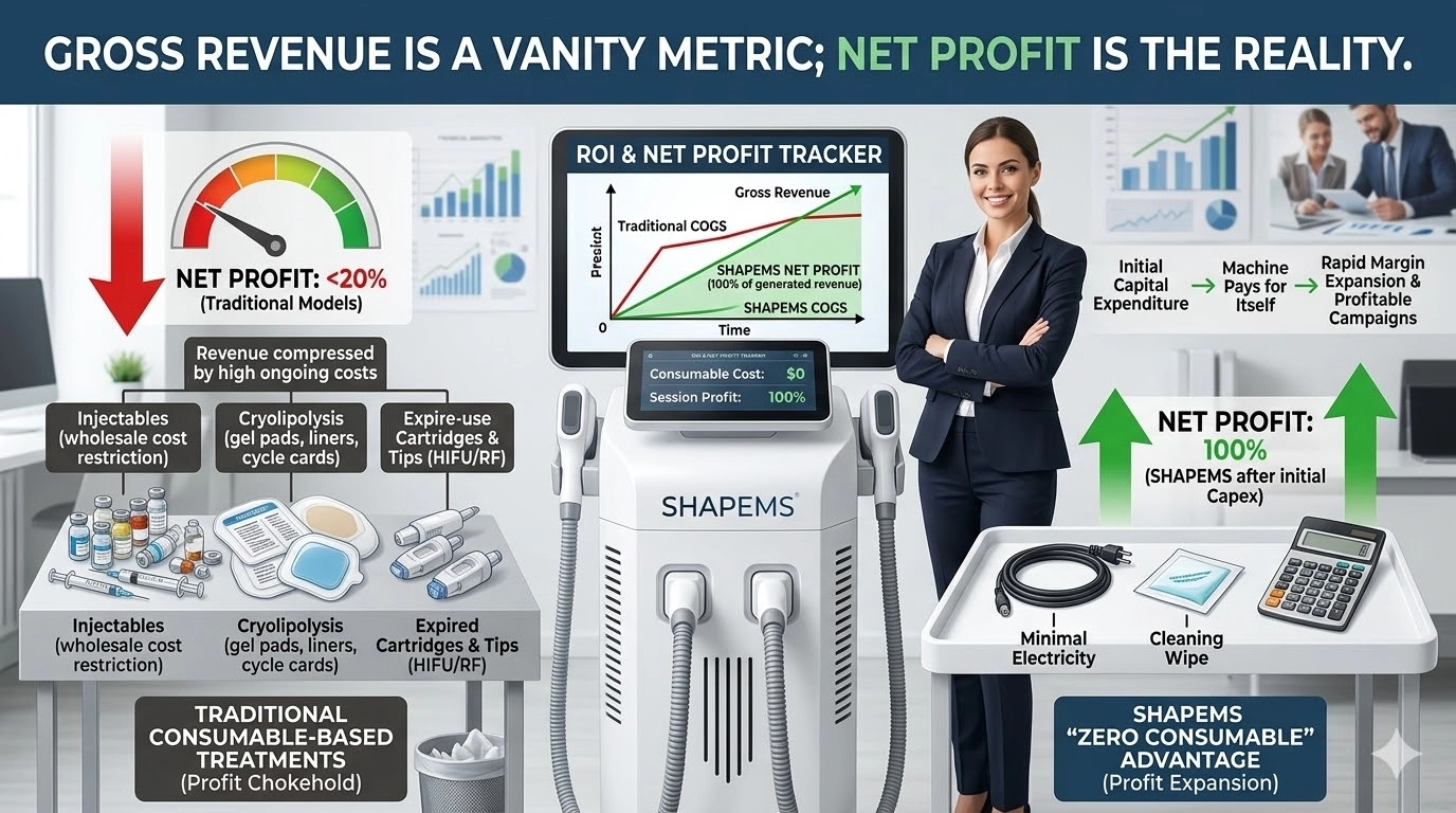 Máquina de modelado corporal EMS: la ventaja de cero consumibles que protege sus márgenes de beneficio - HUIMAIN