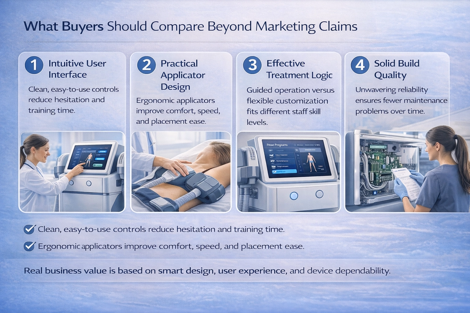 ems body sculpting machine What Buyers Should Compare Beyond Marketing Claims - HUIMAIN