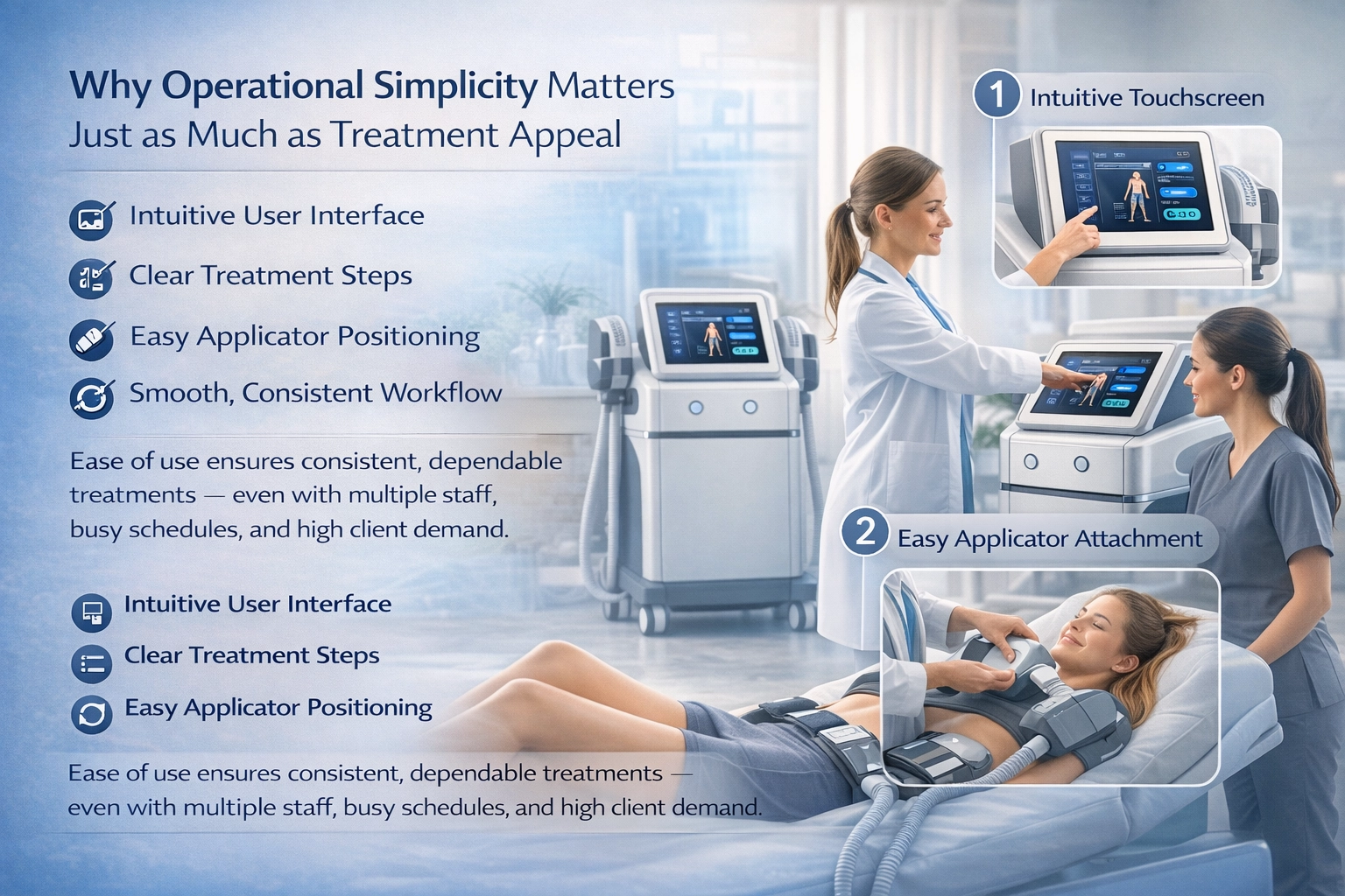 ems body sculpting machine Why Operational Simplicity Matters Just as Much as Treatment Appeal - HUIMAIN