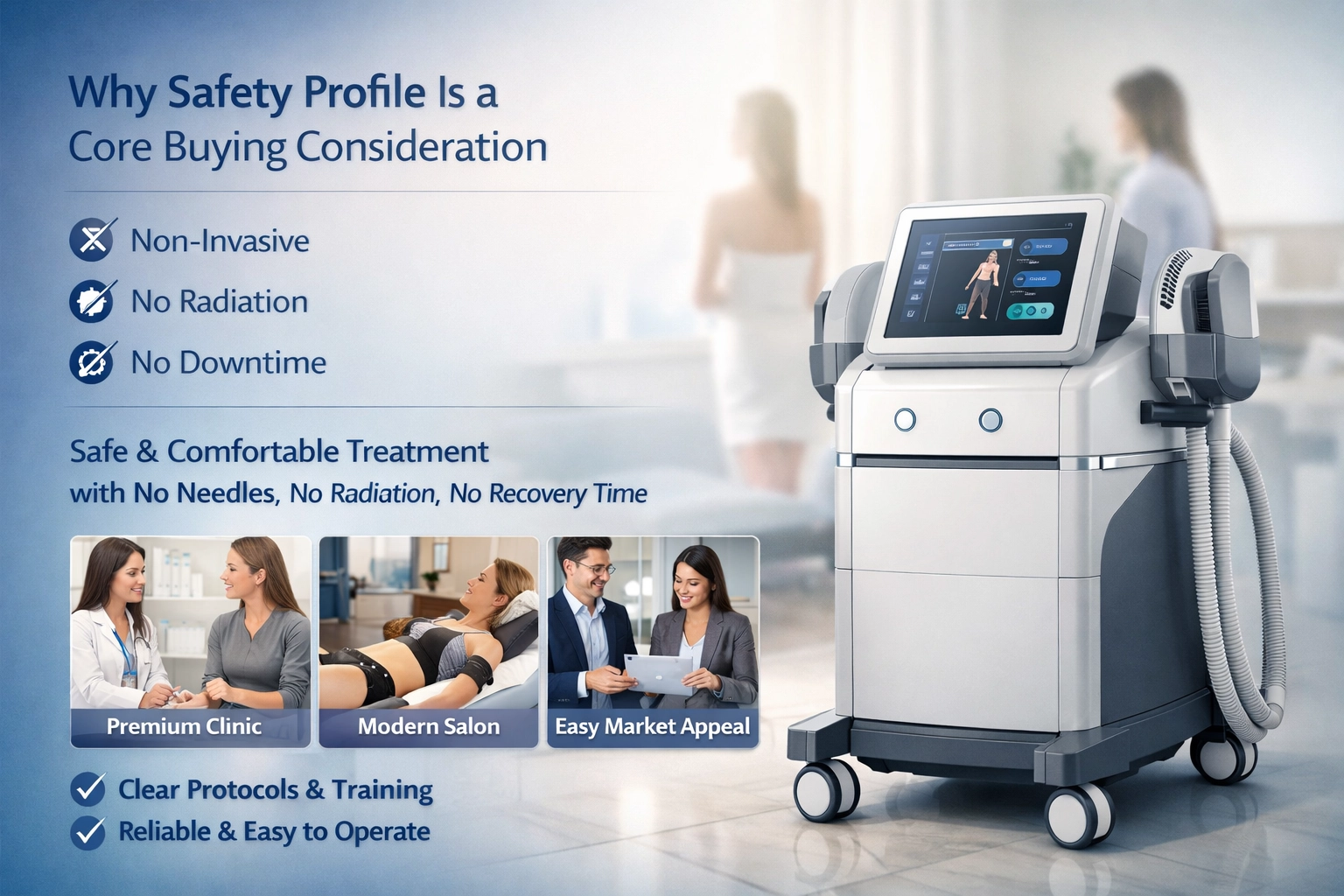ems body sculpting machine Why Safety Profile Is a Core Buying Consideration - HUIMAIN