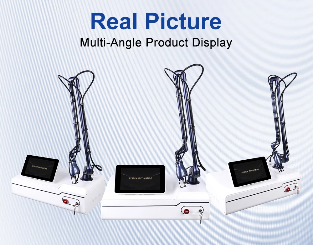 Multi-angle product display of a fractional CO2 laser machine. - HUIMAIN