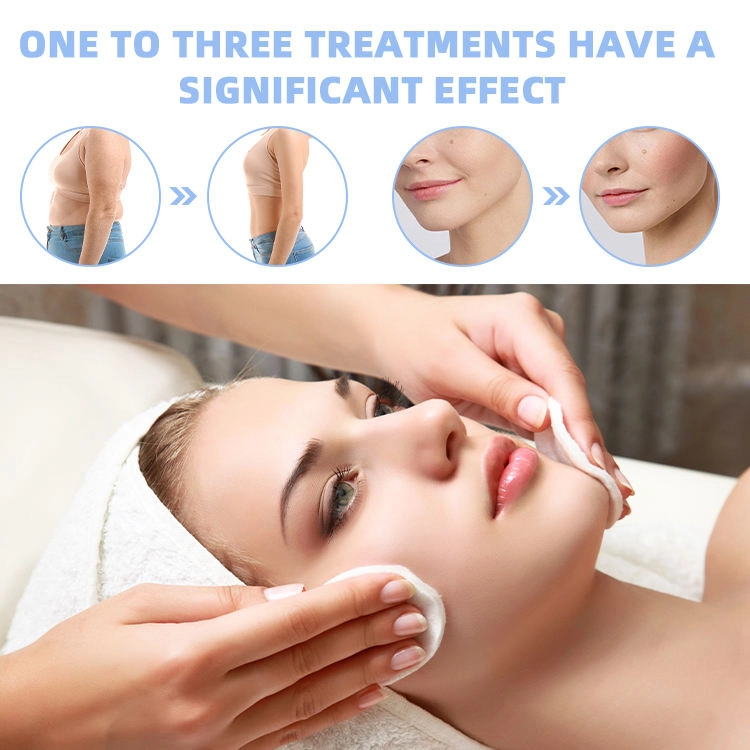 Mujer recibiendo un tratamiento facial: comparaciones de antes y después del cuerpo y la piel. - HUIMAIN