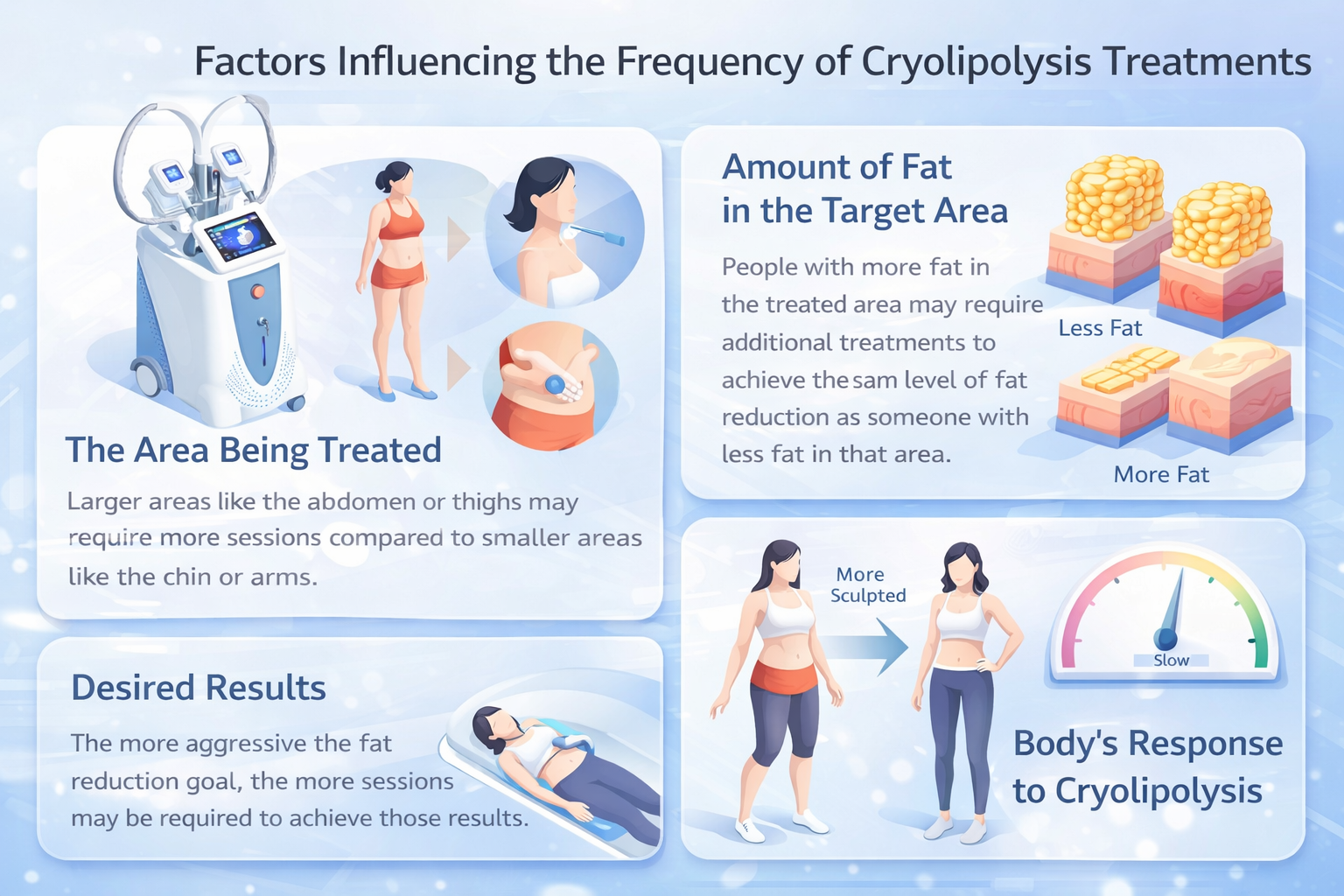 Factors Influencing the Frequency of Cryolipolysis Treatments