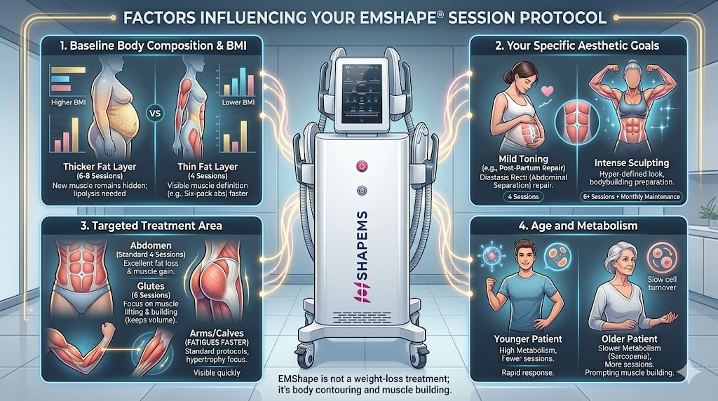 Factors That Influence Your Unique EMShape Session Requirements
