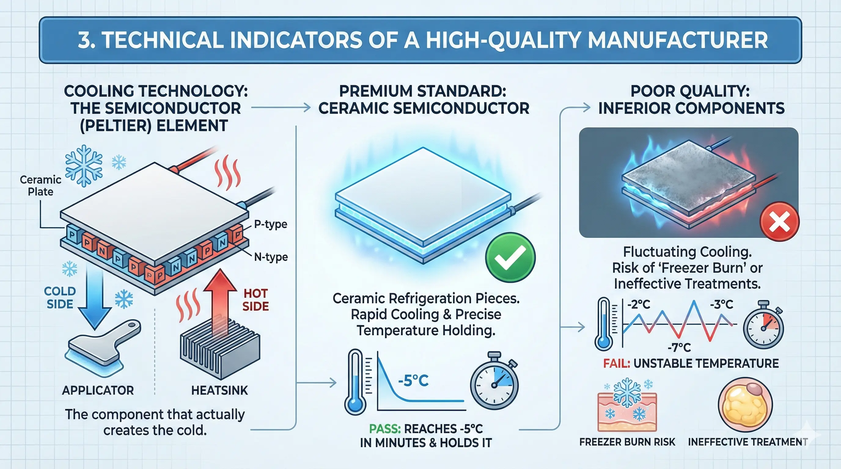 Cryolipolysis Machine-3. Technical Indicators of a High-Quality Manufacturer