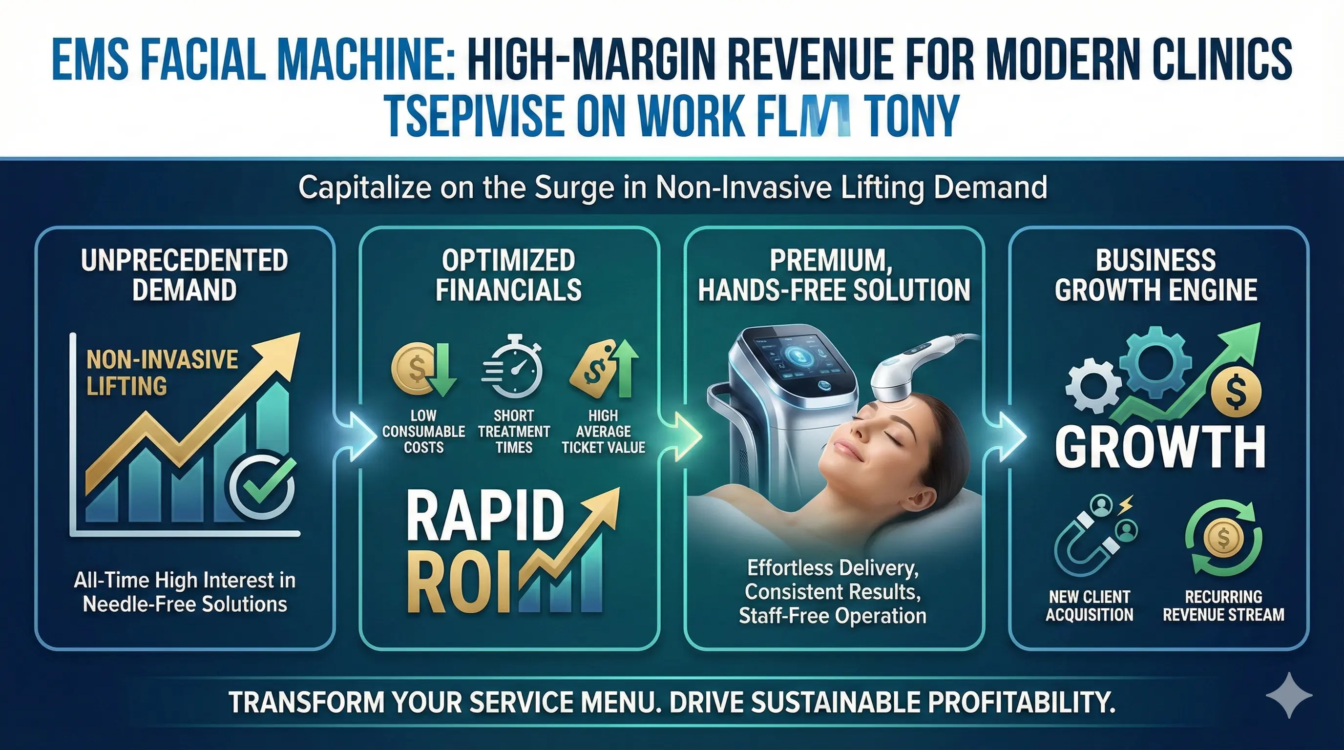 EMS Facial Machine - High-Margin Revenue for Modern Clinics - HUIMAIN