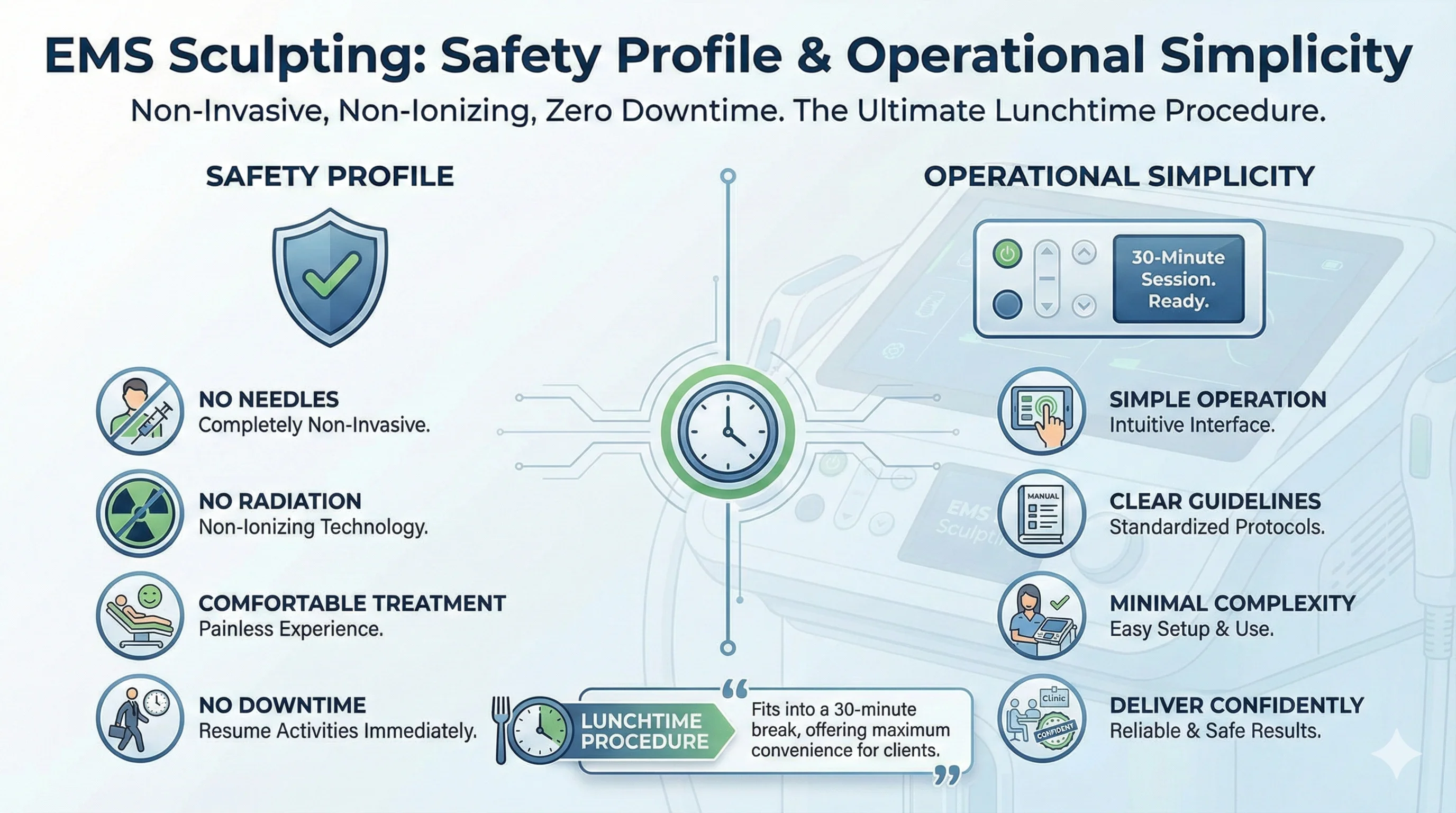Escultura EMS - Seguridad y Operaciones Perfil de Seguridad y Simplicidad Operacional - HUIMAIN