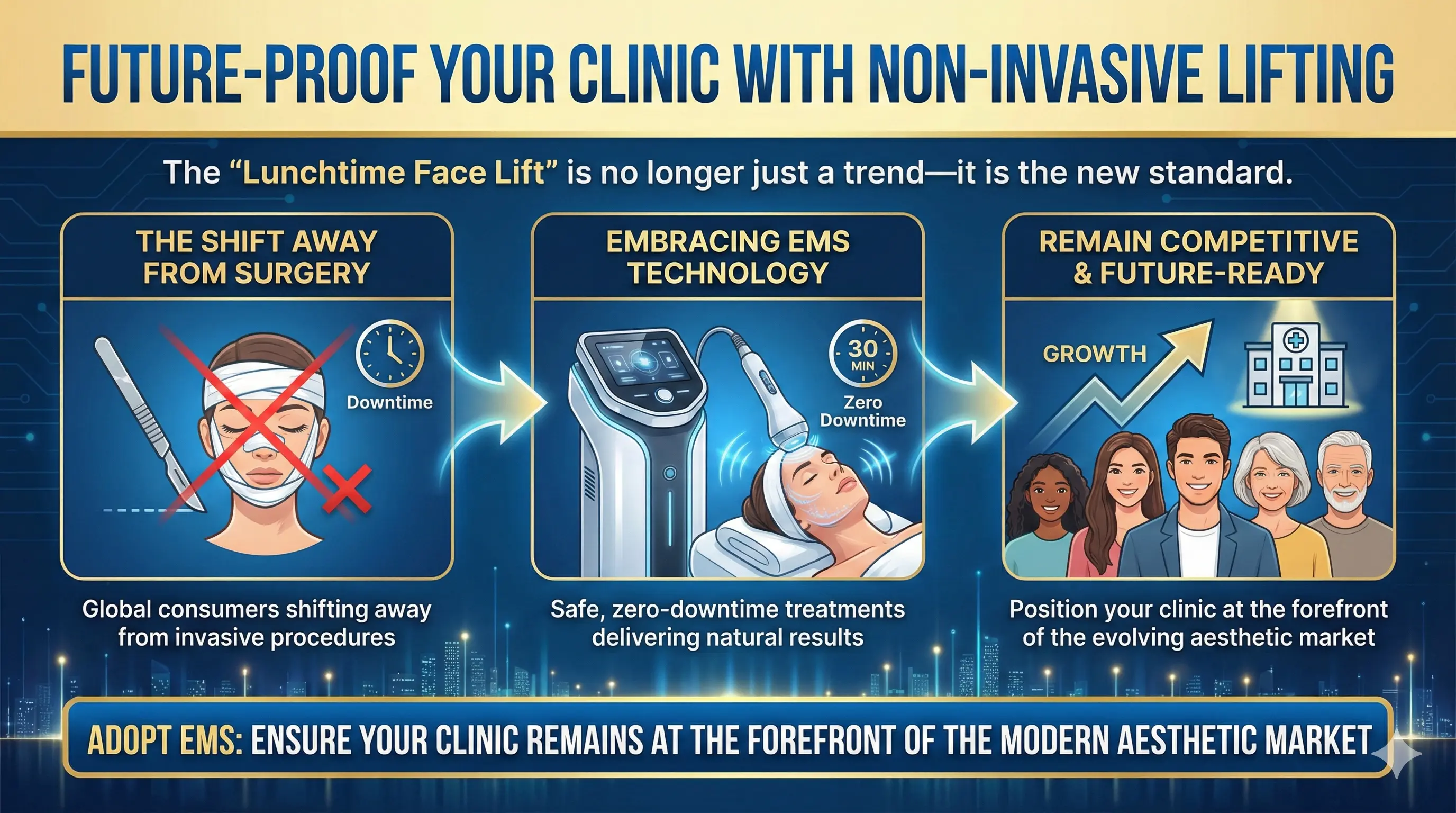 EMS Facial Machine Future-Proof Your Clinic with Non-Invasive Lifting - HUIMAIN
