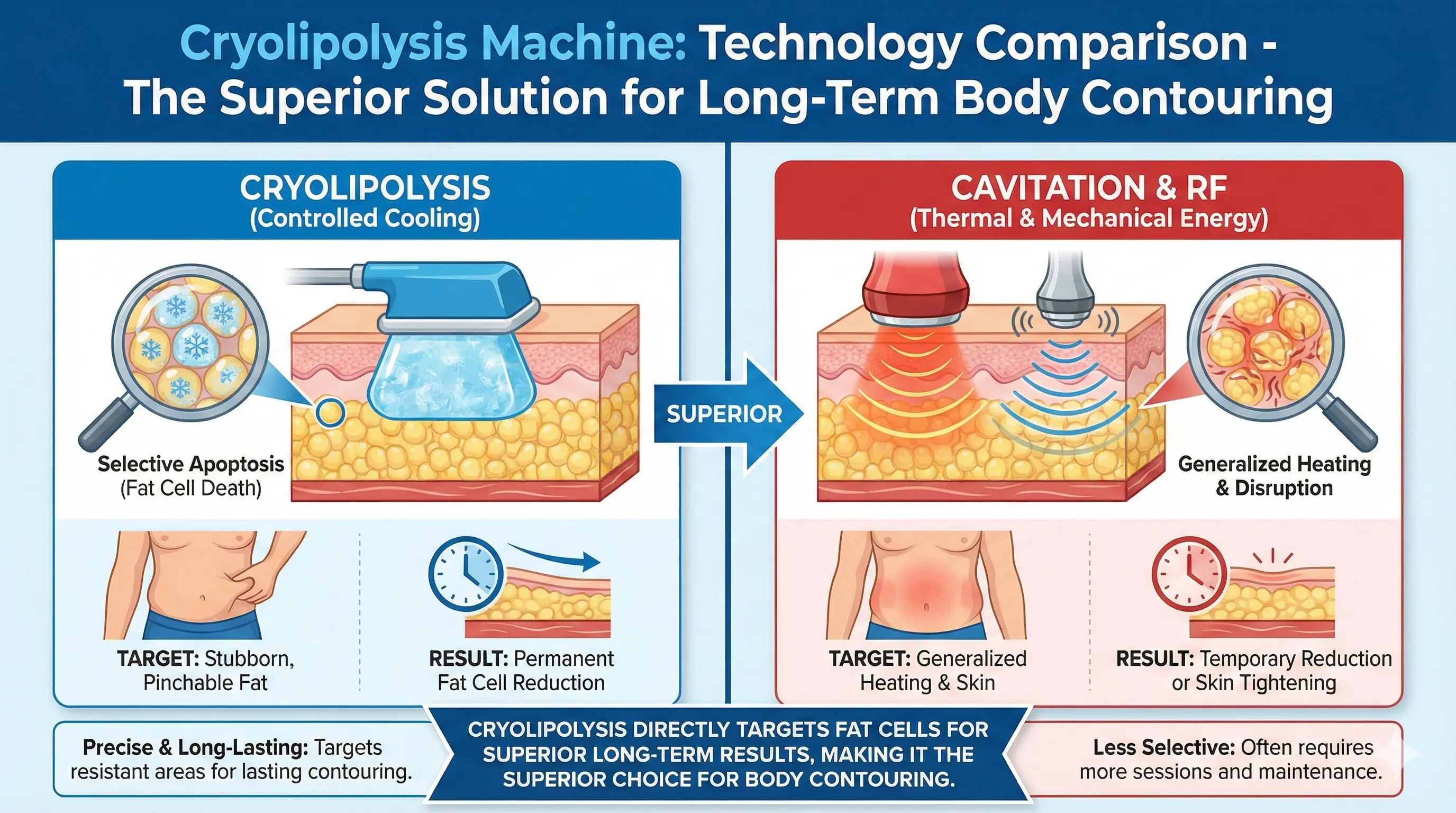 Cryolipolysis Machine-Technology Comparison - HUIMAIN