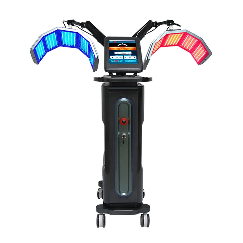 LED light therapy device on a wheeled stand. - HUIMAIN